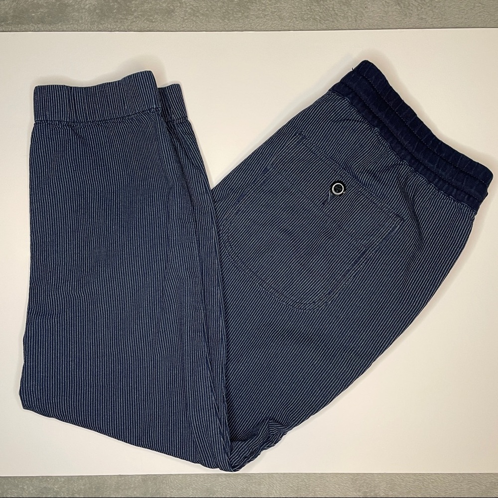 J. Crew striped casual jogger pants drawstring